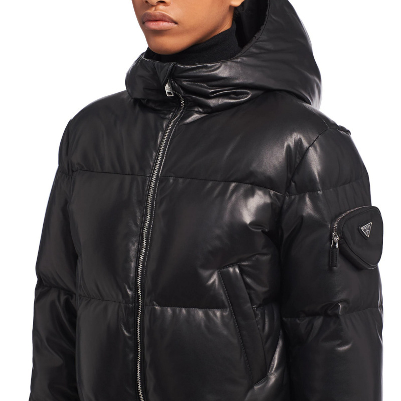 Down Puffers & Parkas | Apollo X Unisex Leather Down Parka Coats & Jackets Down Puffers & Parkas