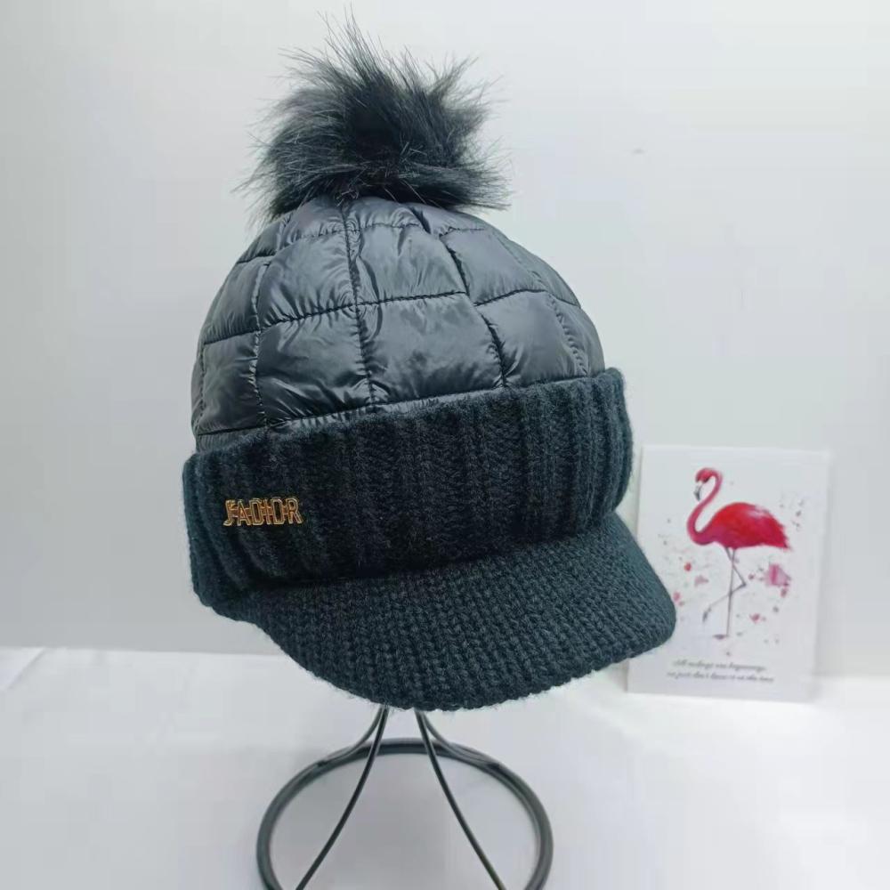 Hats | Gala Women’s Quilted Down Pom Pom Hat Accessories Hats