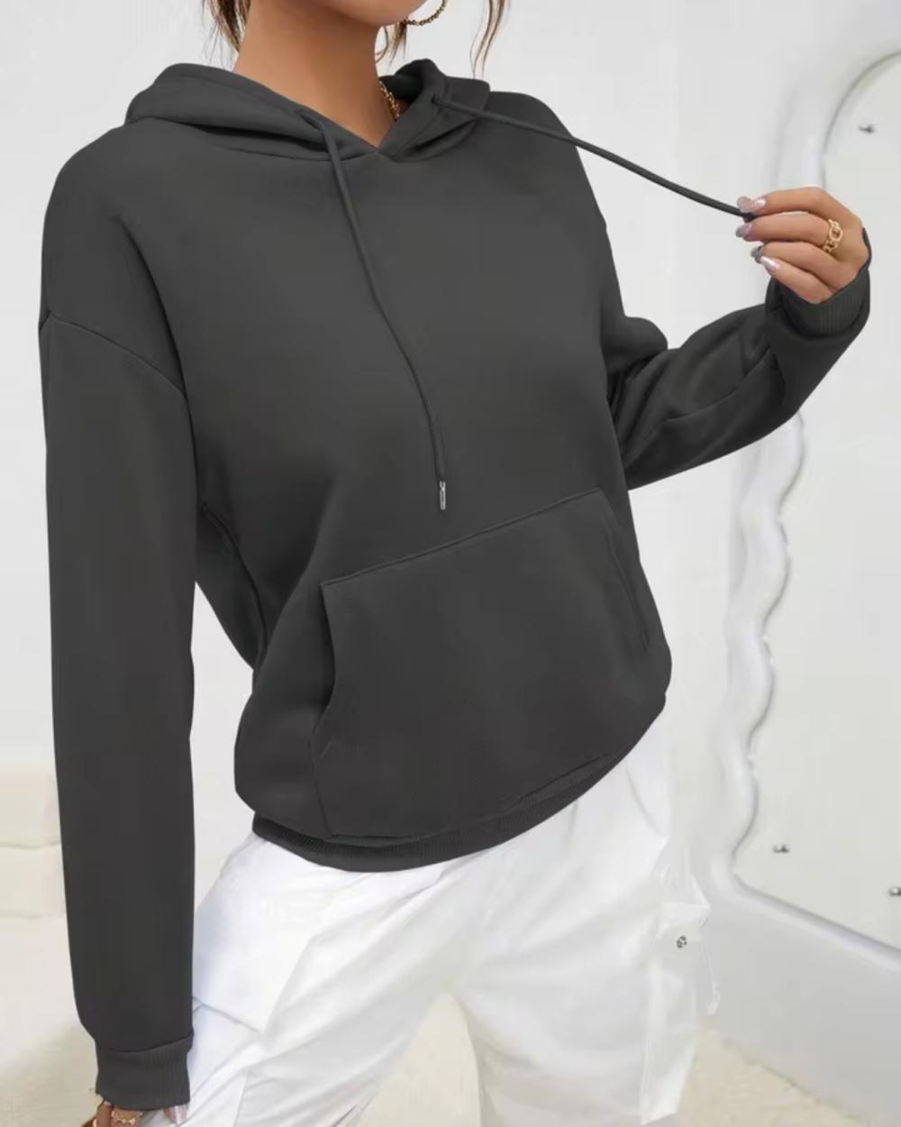 Hoodies & Tops | Nataly Women’s Cropped Hoodie Clothing Hoodies & Tops