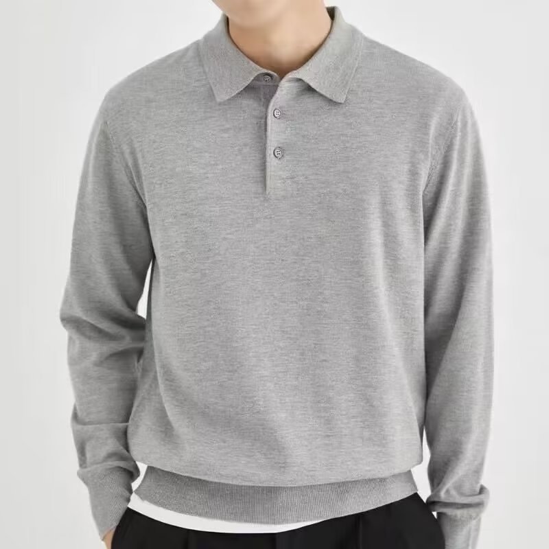 Hoodies & Tops | Richard Men’s Knit Polo Shirt Clothing Hoodies & Tops