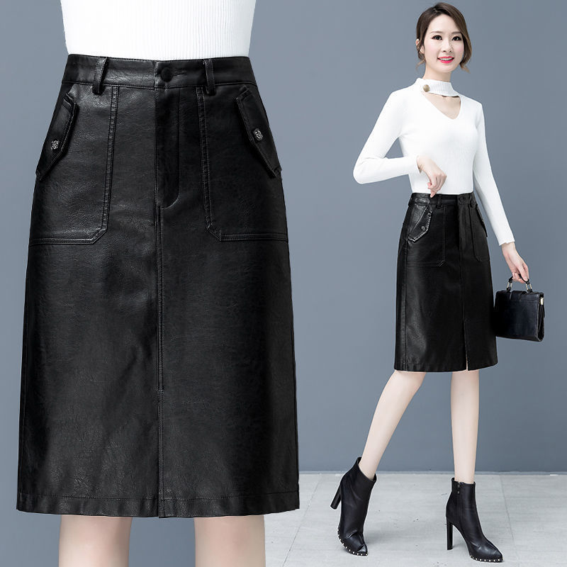 Shorts & Skirts | Colette Women’s Leather Midi Skirt Clothing Shorts & Skirts