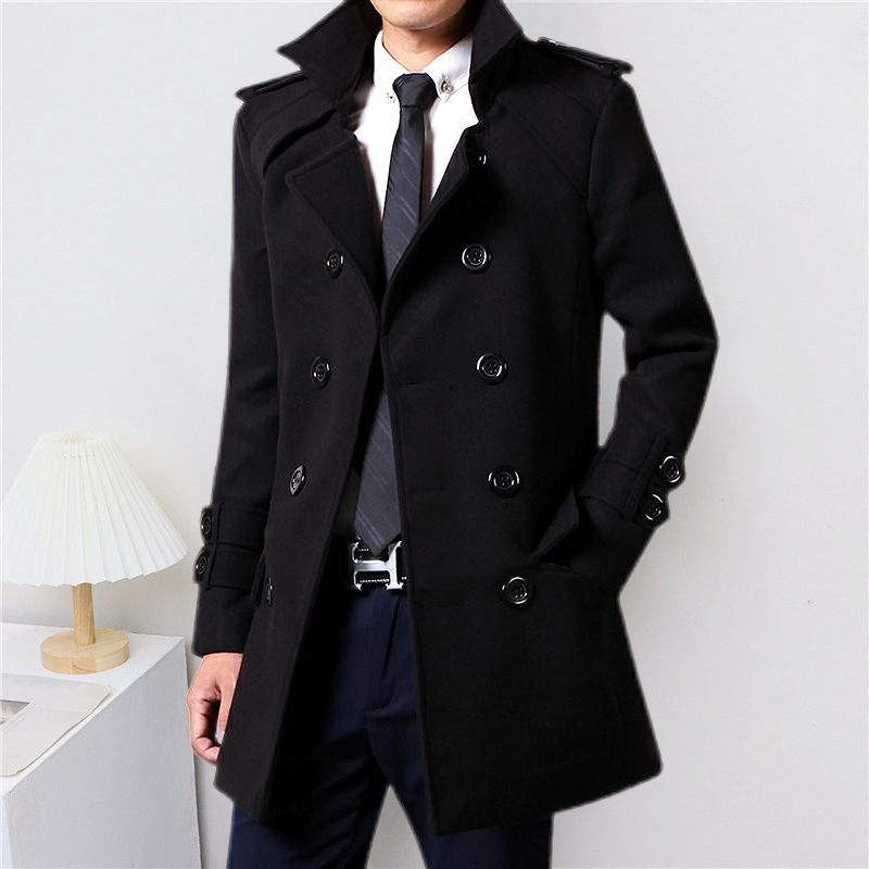 Wool & Trench Coats | Timothy Men’s Classic Long Trench Coat Coats & Jackets Mens